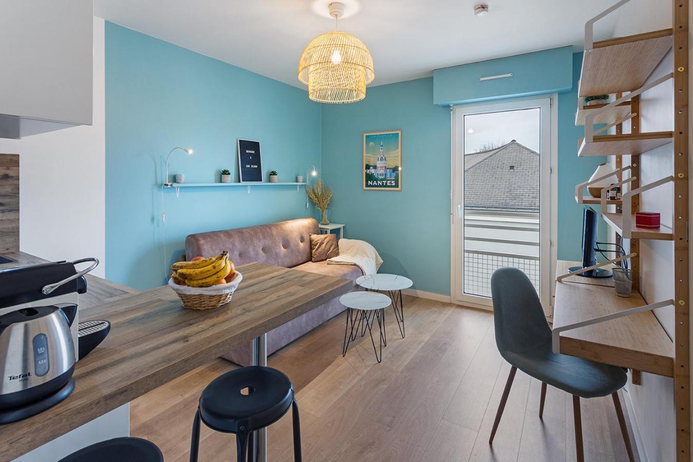Joli Studio - Parking Prive - Wifi Tres Haut Debit - Au Calme Nantes Eksteriør bilde