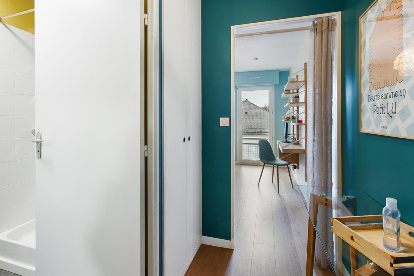 Joli Studio - Parking Prive - Wifi Tres Haut Debit - Au Calme Nantes Eksteriør bilde