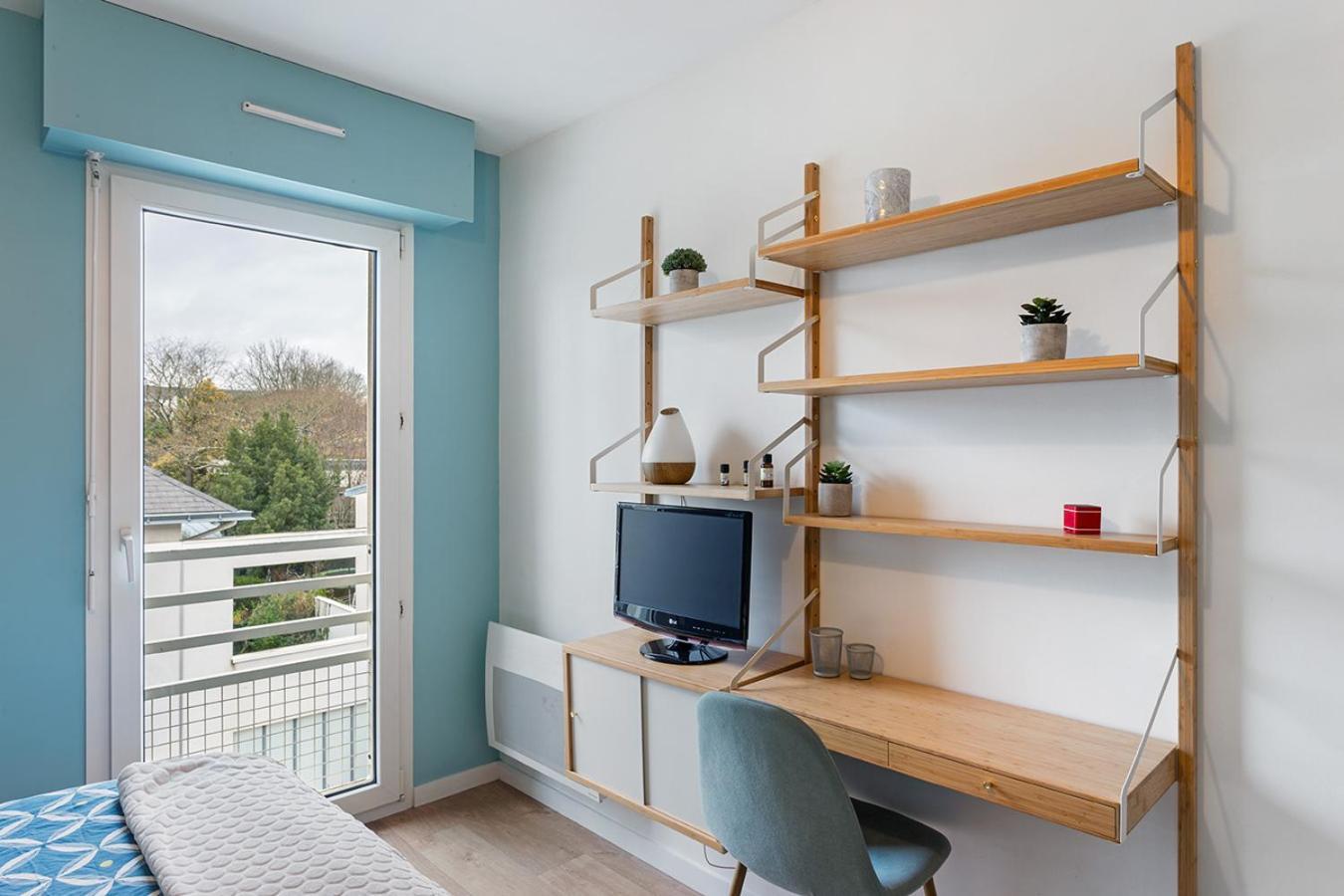 Joli Studio - Parking Prive - Wifi Tres Haut Debit - Au Calme Nantes Eksteriør bilde